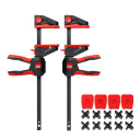 Ātrās pievilk&scaron;anas skrūvju komplekts terases dēļiem, BESSEY, EZ360TD-SET, 1400 N, 300 mm