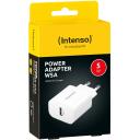 Intenso toiteadapter 7800512, 100-240 V, 50/60 Hz, 5 V/DC 1 A, 5 W, 1x USB-A, Universaalne, Valge
