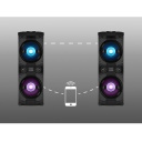 Super šventinis Party Box su Karaoke Naujųjų metų vakarėliams 500W Bluetooth FM USB LED ekranas AC maitinimas juodas PS-1500 SV-022020 Sven