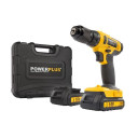 Дрель &mdash; отвертка 16 В &mdash; вкл. 2 аккумулятора 16 В 1,3 Ач и зарядное устройство POWX00425 POWERPLUS