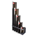 STAINLESS STEEL DRYWALL SKIMMING KNIFE 400mm/ ALU BODY/ BLACK LINE AW30337BL AWTOOLS