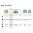 Electronic scales Shape Sense Control 100 Soehnle 1063856, 100g, up to 180kg, 3.5cm, 31x31x2.1cm