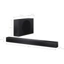 Sharp 2.1 Dolby Atmos/DTS Virtual:X helik&otilde;lar HT-SBW310, 330 W, Bluetooth, traadita &uuml;hendus, must