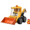 Lego Konstruktors 60483, 61 gab., gumijas riepas, iekrāvēja kauss, ekskavatora āķis, juniora minifigūra