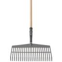 Gardena Rake PureLine 7028388, 43cm, Puit, Metall, Lehtedele