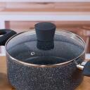 Russell Hobbs kivi pott RH00848EU, 20cm, sinine marmor, alumiinium, 9cm, kaanega, induktsioonile sobiv