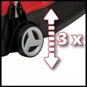 Bezvadu zāles pļāvējs, EINHELL, 3413256, 32 cm grie&scaron;anas platums, 3 augstuma līmeņi, 250 m&sup2; zāliena platībai