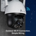 VIGI 4MP v&auml;listingimustes t&auml;isv&auml;rviline Wi-Fi Pan Tilt v&otilde;rgu kaamera, TP-Link, VIGI C540-W, 4 MP, 4 mm, IP66, H.265+/H.265/H.264+/H.264