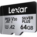 Lexar | SILVER PLUS | 64 GB | microSDXC | Flash memory class 10