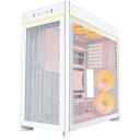 Montech Korpus HS01 PRO (W), Midi Tower, 2x USB 3.0, 480mm, 240mm, 480mm, 2x 120mm taga, 3x 120mm p&otilde;hjas, 4x 2.5"