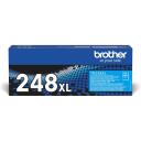Brother tonera kasetne TN248XLC, 2300 lappuses, zila, 1 gab., augstas ietilpības, oriģināls