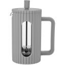Resto French Press 90532, 0.6 L, pelēka, borosilikāta stikls, nerūsējo&scaron;ā tērauda filtrs, plastmasas vāks, ergonomiska rokturis