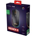 Trust USB optinė pelė GXT 925 REDEX II 25125, 10000 DPI, 6 mygtukai, 1.8m laidas, juoda spalva, RGB ap&scaron;vietimas