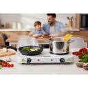 Esperanza EKH010W regulējamā elektriskā plīts, 2 zonas, 1000W, 220-230V, 50-60Hz, balta