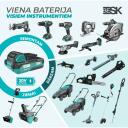 Besk Akuheina muru trimmer 9137390, 20 V, 2 akut, 255 mm, 340 mm, 1.6 mm, 5600 p/min, harjadeta mootor, ergonoomiline k&auml;epide