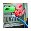 Kompaktie krimpē&scaron;anas knaibles, Knipex, 97 71 180 SB, 0.25-16 mm&sup2;, 9 krimpē&scaron;anas pozīcijas, plastmasas rokturi, pulēta galva