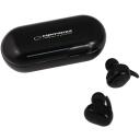 Esperanza TWS CARDERA Austiņas, EH225K, 4h, 30mAh, 10m, Bluetooth 5.0, In-ear, Akumulators, Sarkanā apgaismojums