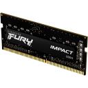Kingston Fury Impact KF432S20IB/8, 8 GB, DDR4, 3200 MHz, SO-DIMM 260-pin, &uuml;hekordne, ODT, must PCB, CL20