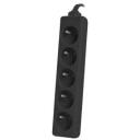 Lanberg pikendus PS0-05E-0150-BK, 1.5 m, 5 x CEE 7/5, 2500 W, 10 A