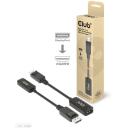 Club3D Адаптер CAC-1088, DisplayPort 1.4 на HDMI, 8K 60Hz, 4K 120Hz, 1 HDMI порт, 1 DisplayPort, черный