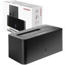 Axagon dokkimisjaam ADSA-SN USB 3.2, 2.5" ja 3.5" SATA, 100-240V toiteadapter, 80 cm USB kaabel