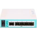 MikroTik Pilve marsruuter L&uuml;liti CRS106-1C-5S, 5 x SFP, 11 W, PoE, DDMI, 400 MHz, 128 MB RAM, 16 MB Flash