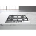 Whirlpool Gāzes plīts TGML661IXR, 7800 W, 4 degļi, 2x1650 W, 1x3500 W, 1x1000 W, nerūsējo&scaron;ais tērauds, čuguna balsti
