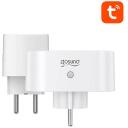 Gosund умная розетка SP211-2pack, 100-240V, 3680W, 2 розетки, LED, умное управление