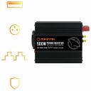 Manta MPI500M keitiklis, 500W, 1000W, 12V arba 24V į 230V, USB DC 5V 2.1A, modifikuota sinusinė banga, apsauga