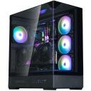 Zalman Arvutikorpus P40 PRISM BLACK, 3x Combo (3,5 tolli v&otilde;i 2,5 tolli), 1x USB Type-C, 2x USB 3.0