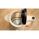 Bosch Kettle TWK1M127, 2400 W, 1.7 L, Plastikas, Kreminis, Automatinis i&scaron;jungimas, Vandens lygio indikatorius