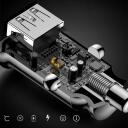 Baseus Auto Laadija, CCALL-ML01, 2xUSB, 5V, 3.1A, 15W, must, 2 laadimisporti