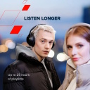 Belaidės ausinės su ANC triukšmo slopinimu OnRiff 6 ANC Juodos CNS-CBTHS6BK CANYON