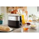 Philips R&ouml;ster HD2516/90, 830 W, 2 avad, plastkorpus, must
