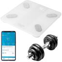Adler Nutikas vannikaal AD 8186w, 180 kg, 100 g, BMI m&otilde;&otilde;tmine, Bluetooth 4.2, m&auml;lu
