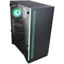 Zalman Datoru korpuss S5 Black, 2x3.5", 6x2.5", 7 sloti, 1xUSB 3.0, 2xUSB 2.0, RGB, 465x212x398mm, Melns