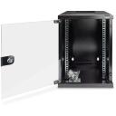 Digitus Seinale paigaldatav korpus 254 mm, DN-10-09U-B, 31.2 cm, 30 cm, 46.4 cm, 1 punkt lukustus