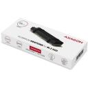 Axagon SSD jahuti M.2 CLR-M2L10, 2280, 10 mm, must, passiivne jahuti, 2 soojusjuhtivuse padjad