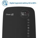 Clean Air Optima Niisutaja CA-607BSMART, must, 65m2, UV-C lamp, aroomiteraapia, 25dB, kaugjuhtimispult, une režiim, taimer