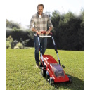 Einhell GE-CM 36/37 Li 4326622 Belaidė vejapjovė 36 V 2&times;18 V 2&times;4.0 Ah 37 cm 6-lygų pjovimo auk&scaron;čio reguliavimas 45 L žolės surinktuvas Raudona-Juoda