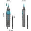 Emos Мультиметр MD-300 M3216, 2-600 В AC, 200 мВ-600 В DC, 200 Ом-20 МОм, автоматический выбор диапазона, подсвечиваемый дисплей
