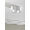 Lubinis šviestuvas AVEIRO DUO BIS, 160x80x90mm, IP20, max 20W*2, baltas; OS-AVB80160OK2-10 GTV