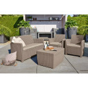 Garden furniture set Mia Set with cushion box beige KETER 29198017587 122x80x57cm 37.80kg