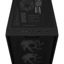 Asus Korpus A21 PLUS TG ARGB BLACK, 220mm, 430mm, 465mm, 1x 120mm tagumine ventilaator, 3x 120mm esiventilaatorid