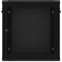 Lanberg Rack kapp 19" seinamontaaž 12U WF01-6412-23B, 600x450mm, must, &uuml;he lehega uks