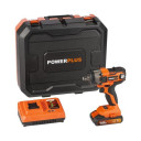 Akumutrikeeraja, 20V, 220Nm, 20V, 2Ah, 4,0A POWDP20160 POWERPLUS