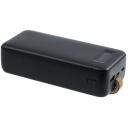 Rivacase Power Bank VA1083, 30000mAh, Li-Poly, 65W PD3.0, 1xUSB Type-A, 2xUSB Type-C, LCD ekraan, kiire laadimine