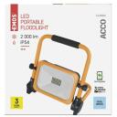 Emos LED прожектор ACCO ZS2822, 20 W, 2000 lm, IP54, желтый, холодный белый, Li-Ion 6600 mAh, 120&deg;, 25000 ч