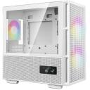 Deepcool Korpus CH360 DIGITAL WH R-CH360-WHAPE3D-G-1, 2x3.5", 2+1x2.5", 4 laiendusslotti, h&uuml;briidklaasist k&uuml;lgpaneel