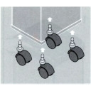 Комплект колес для мусорного ведра Big-Box  031580001